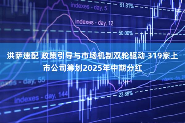 洪萨速配 政策引导与市场机制双轮驱动 319家上市公司筹划2025年中期分红