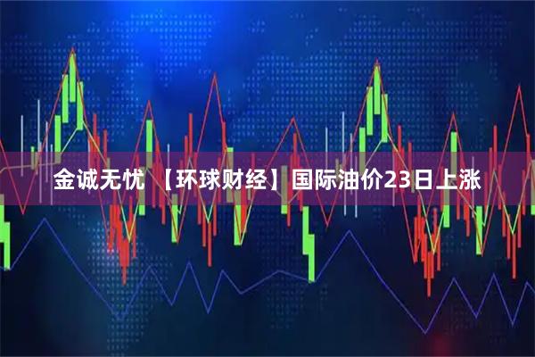 金诚无忧 【环球财经】国际油价23日上涨